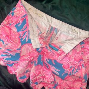 Lilly Pulitzer Scalloped Shorts